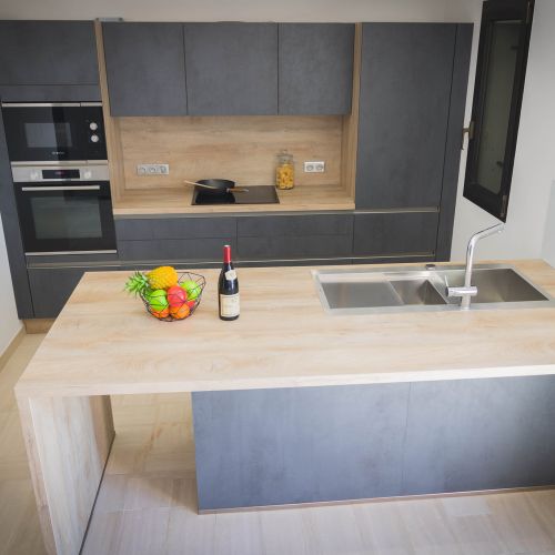 Cuisine Béton & Bois